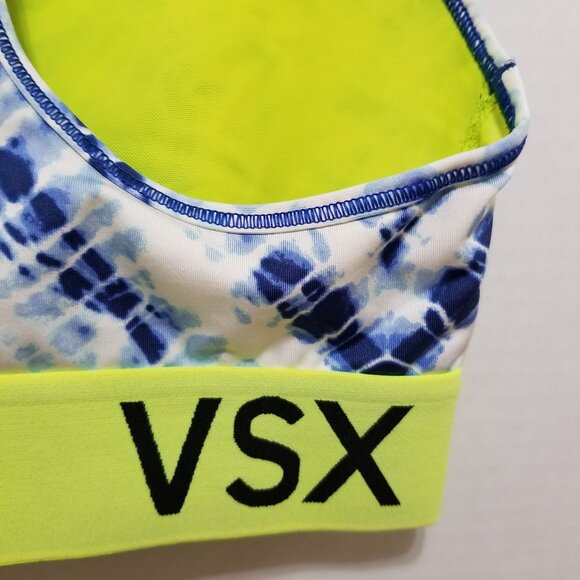 Victoria's Secret bra Small VSX The Player racerback workout gym sports tie dye - Picture 7 of 9